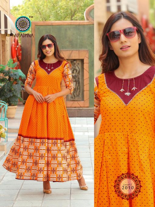 Aradhna Level Vol 2 Kurti Wholesale Catalog 10 Pcs 15 510x680 - Aradhna Level Vol 2 Kurti Wholesale Catalog 10 Pcs