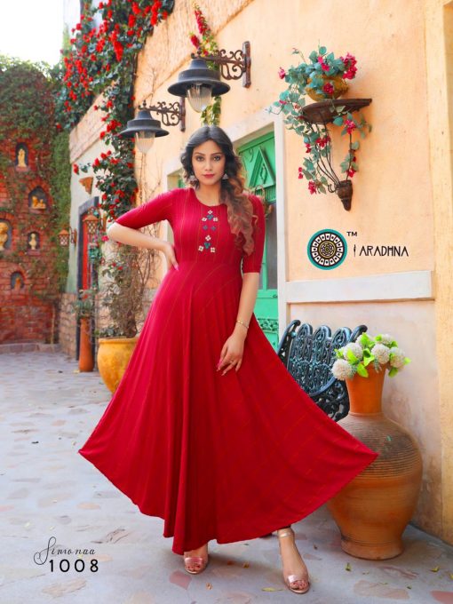 Aradhna Simonaa Vol 1 Kurti Wholesale Catalog 8 Pcs 10 510x680 - Aradhna Simonaa Vol 1 Kurti Wholesale Catalog 8 Pcs