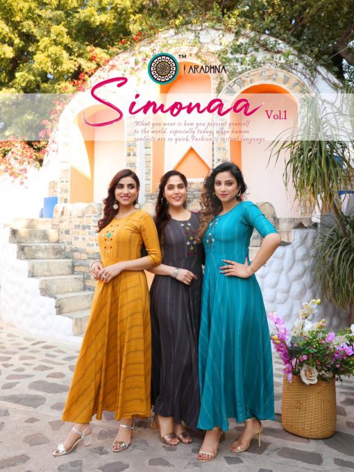 Aradhna Simonaa Vol 1 Kurti Wholesale Catalog 8 Pcs 3 510x680 - Aradhna Simonaa Vol 1 Kurti Wholesale Catalog 8 Pcs