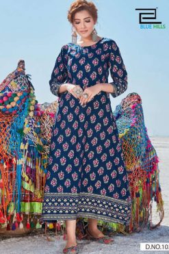 Blue Hills Dessert Vol 1 Kurti Wholesale Catalog 10 Pcs