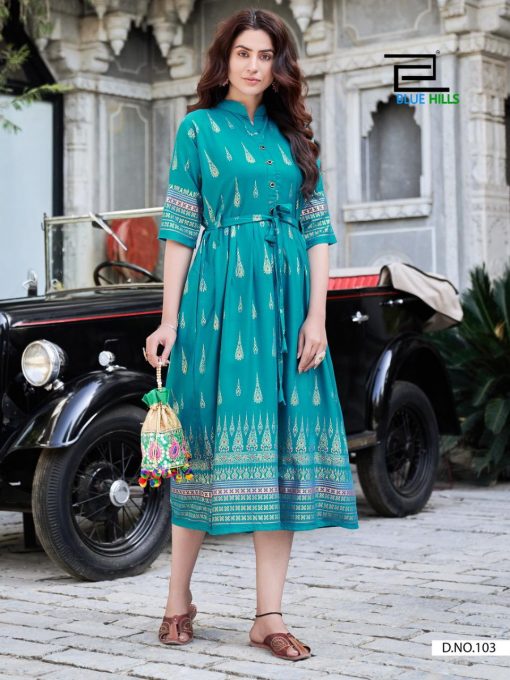 Blue Hills Gold Fish Kurti Wholesale Catalog 4 Pcs 5 510x680 - Blue Hills Gold Fish Kurti Wholesale Catalog 4 Pcs