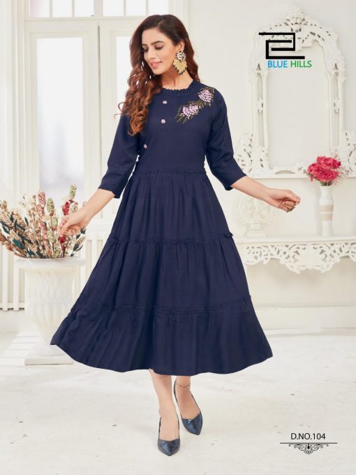 Blue Hills Mohini Kurti Wholesale Catalog 5 Pcs 4 510x680 - Blue Hills Mohini Kurti Wholesale Catalog 5 Pcs