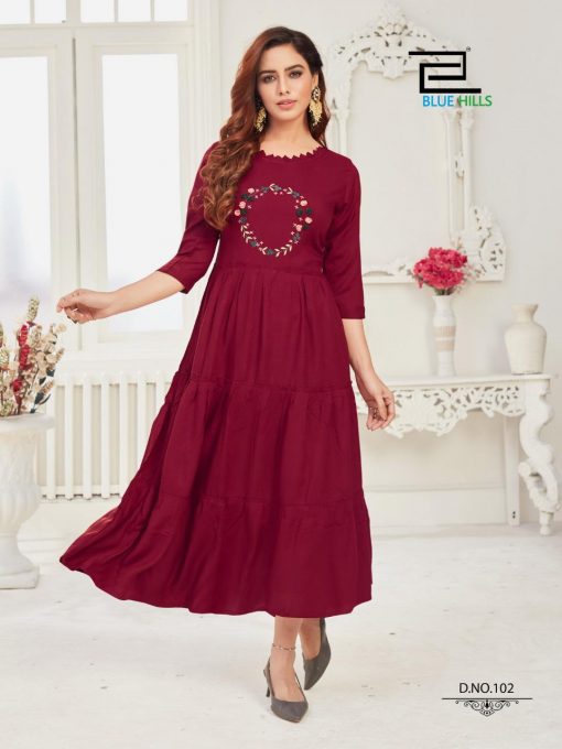 Blue Hills Mohini Kurti Wholesale Catalog 5 Pcs 9 510x680 - Blue Hills Mohini Kurti Wholesale Catalog 5 Pcs