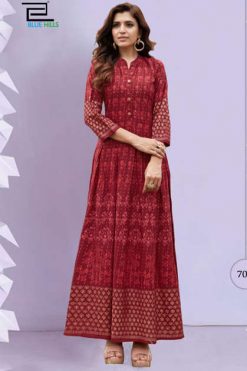 Blue Hills Walkway Vol 7 Nx Kurti Wholesale Catalog 5 Pcs