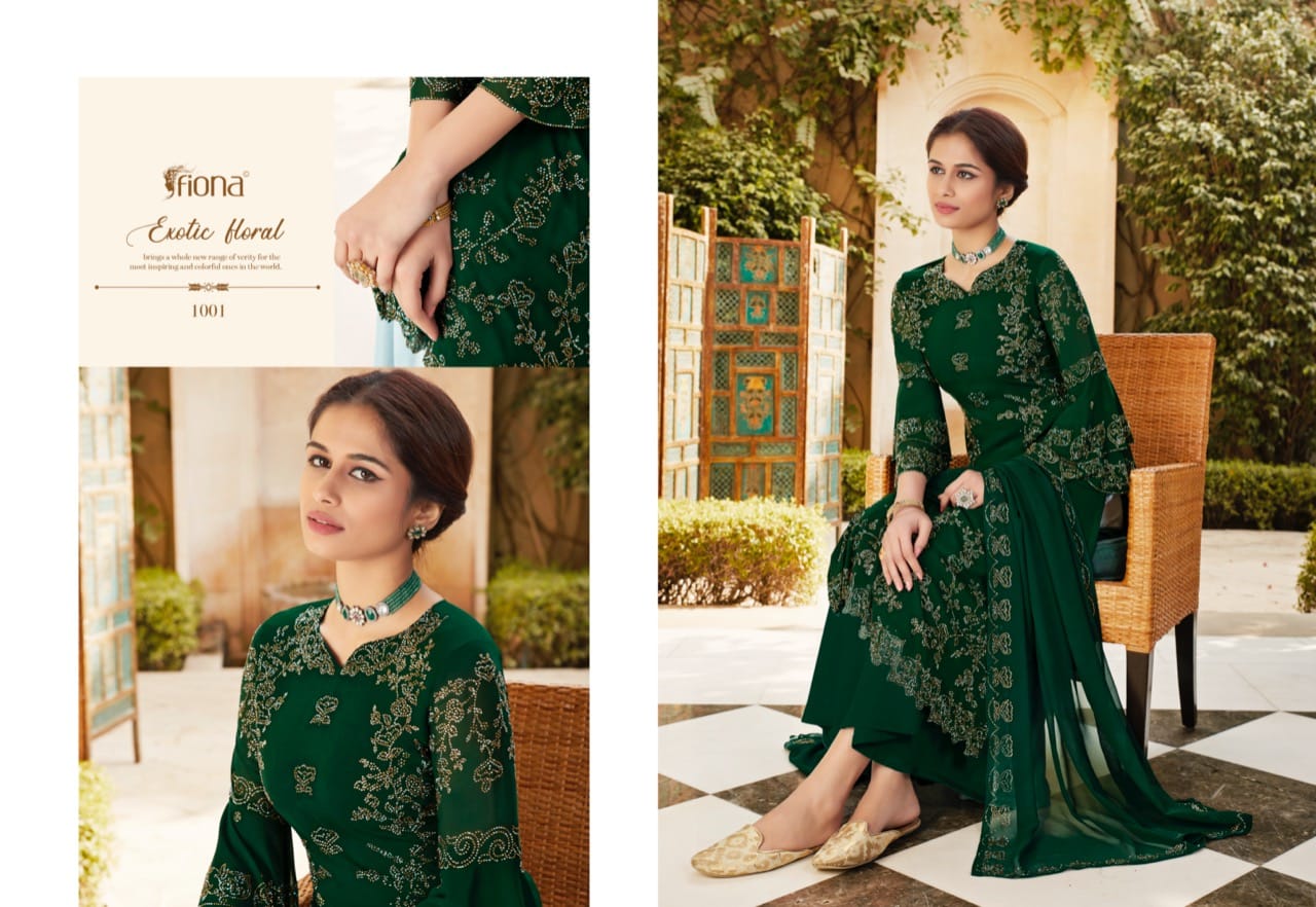 Fiona Fantasy Salwar Suit Wholesale Catalog 4 Pcs 5