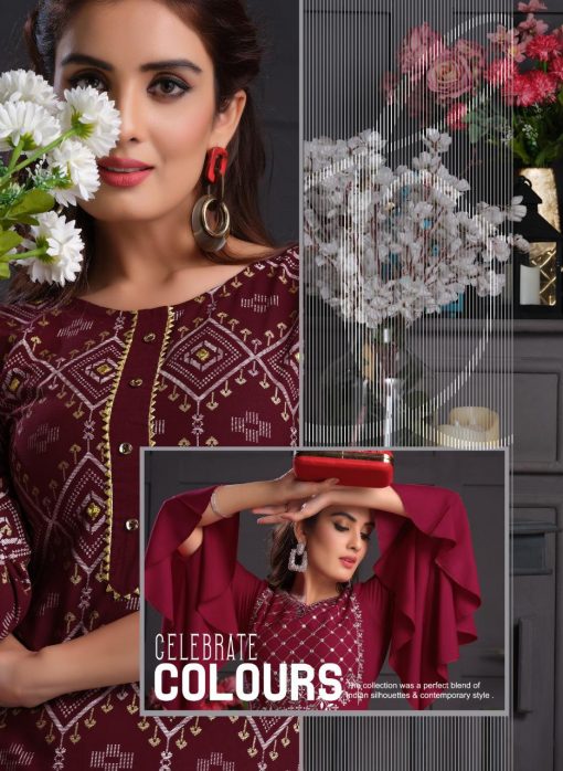 Kajal Style Fashion Paradise Vol 2 Kurti with Palazzo Sharara Pant Skirt Wholesale Catalog 6 Pcs 1 510x698 - Kajal Style Fashion Paradise Vol 2 Kurti with Palazzo Sharara Pant Skirt Wholesale Catalog 6 Pcs