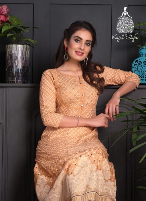 Kajal Style Fashion Paradise Vol 2 Kurti with Palazzo Sharara Pant Skirt Wholesale Catalog 6 Pcs 6 510x698 - Kajal Style Fashion Paradise Vol 2 Kurti with Palazzo Sharara Pant Skirt Wholesale Catalog 6 Pcs