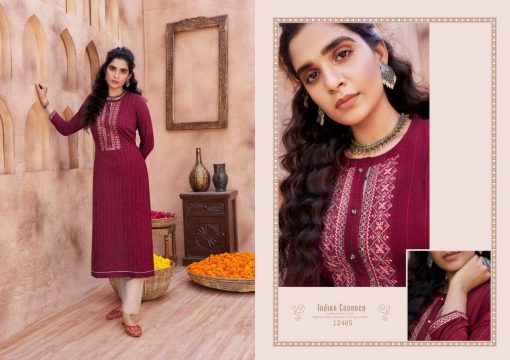 Kalaroop Pili Vol 2 by Kajree Kurti Wholesale Catalog 10 Pcs 7 510x360 - Kalaroop Pili Vol 2 by Kajree Kurti Wholesale Catalog 10 Pcs