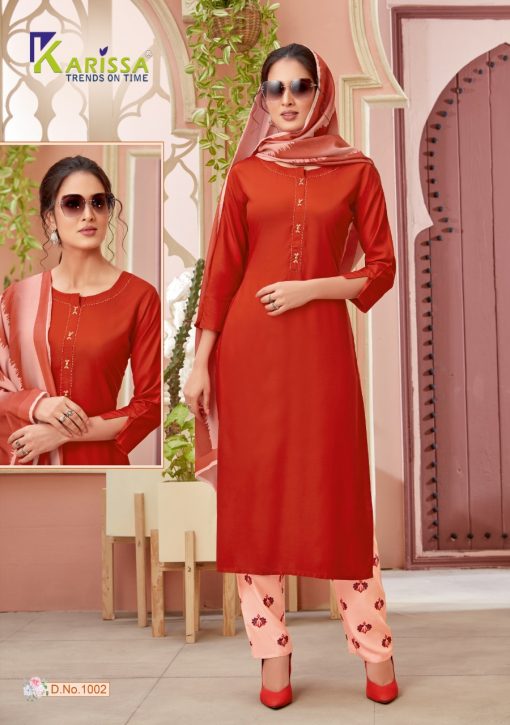 Karissa Vidisha Vol 2 Kurti with Dupatta Bottom Wholesale Catalog 8 Pcs 3 510x725 - Karissa Vidisha Vol 2 Kurti with Dupatta Bottom Wholesale Catalog 8 Pcs