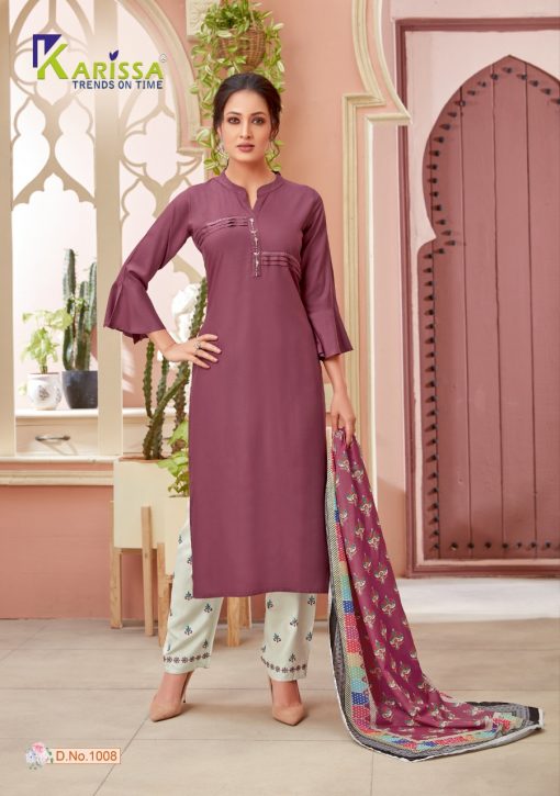 Karissa Vidisha Vol 2 Kurti with Dupatta Bottom Wholesale Catalog 8 Pcs 8 510x725 - Karissa Vidisha Vol 2 Kurti with Dupatta Bottom Wholesale Catalog 8 Pcs