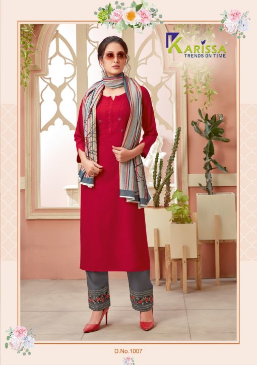 Karissa Vidisha Vol 2 Kurti with Dupatta Bottom Wholesale Catalog 8 Pcs 9 510x725 - Karissa Vidisha Vol 2 Kurti with Dupatta Bottom Wholesale Catalog 8 Pcs