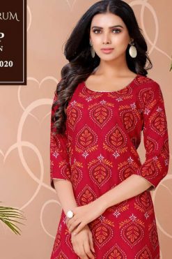 Kasturam K Series by Kajal Style Kurti Wholesale Catalog 11 Pcs