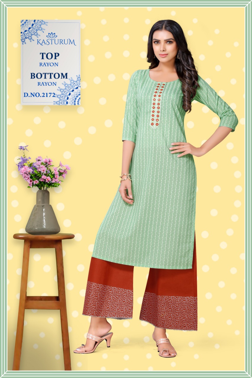 BER008 Cotton Kurti Palazzo Set at Rs.650/Piece in jaipur offer by Mosato  Creation