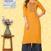 Kasturam by Kajal Style Kurti with Palazzo Pant Wholesale Catalog 10 Pcs