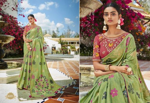 Kessi Garden Silk Saree Sari Wholesale Catalog 10 Pcs 10 510x351 - Kessi Garden Silk Saree Sari Wholesale Catalog 10 Pcs