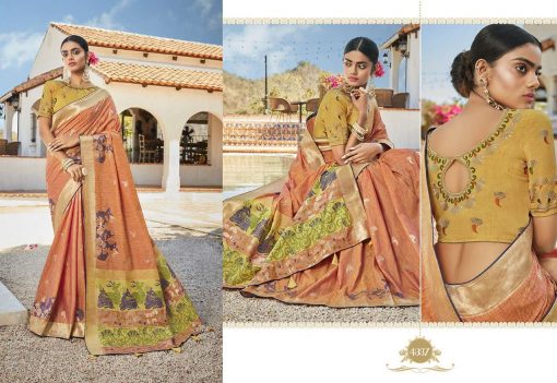 Kessi Garden Silk Saree Sari Wholesale Catalog 10 Pcs 8 510x351 - Kessi Garden Silk Saree Sari Wholesale Catalog 10 Pcs