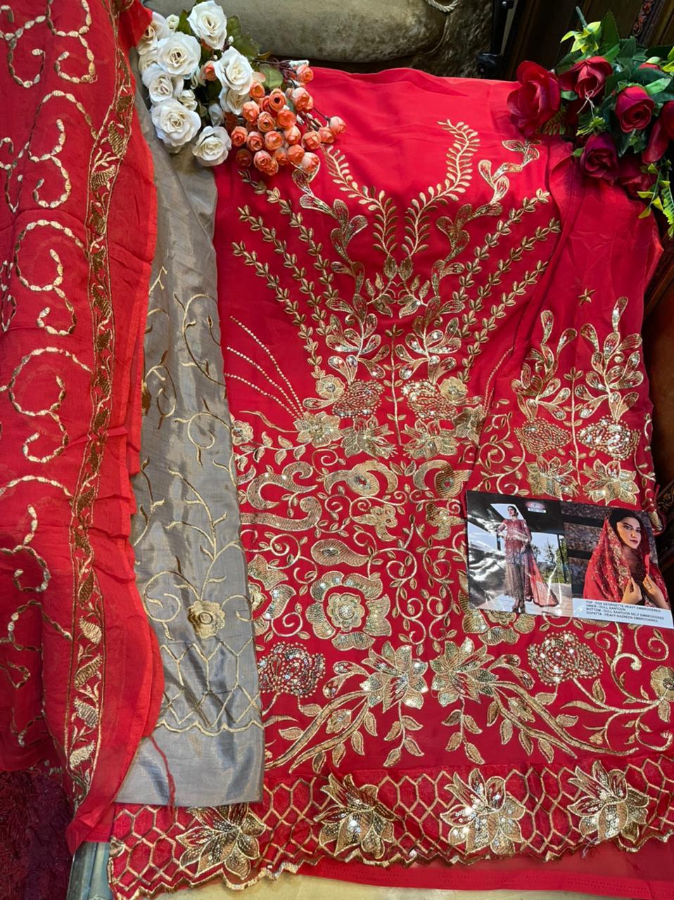 Pakistani Purple Wedding Designer Heavy Bridal Suit Party Indian Salwar  Kameez | eBay