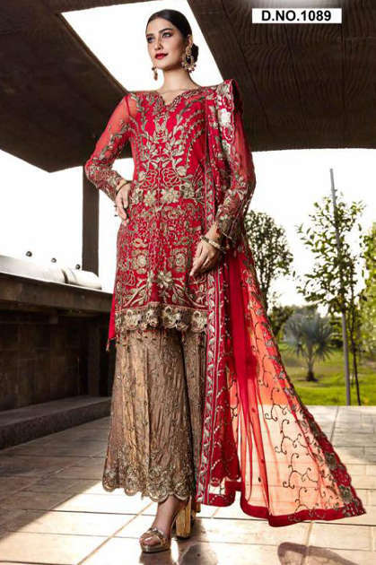 Heavy Bridal Suit | Buy Heavy Wedding Pakistani Suits Online – Page 44 –  FashionistAmna