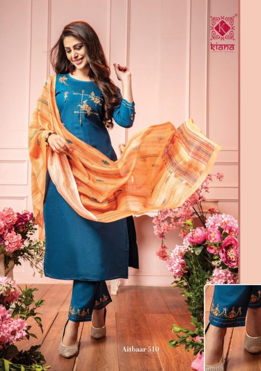 Kiana Aitbaar Vol 5 Kurti with Dupatta Bottom Wholesale Catalog 10 Pcs 15 1 510x725 - Kiana Aitbaar Vol 5 Kurti with Dupatta Bottom Wholesale Catalog 10 Pcs