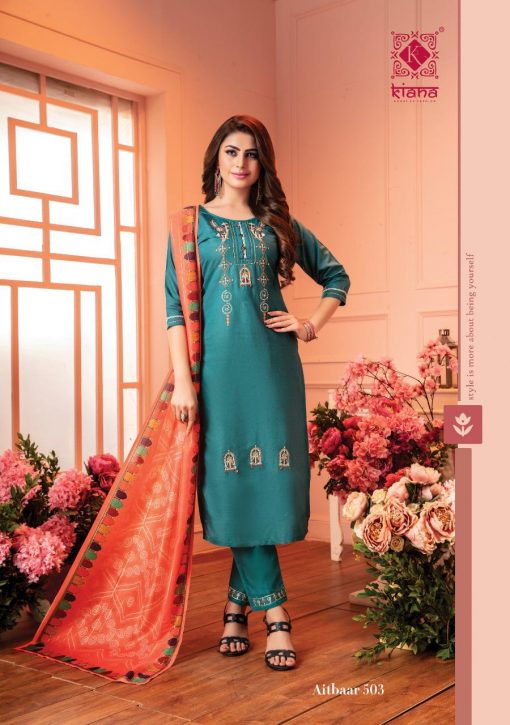 Kiana Aitbaar Vol 5 Kurti with Dupatta Bottom Wholesale Catalog 10 Pcs 19 1 510x725 - Kiana Aitbaar Vol 5 Kurti with Dupatta Bottom Wholesale Catalog 10 Pcs