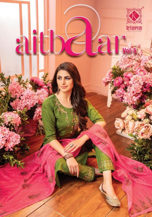 Kiana Aitbaar Vol 5 Kurti with Dupatta Bottom Wholesale Catalog 10 Pcs 23 1 510x725 - Kiana Aitbaar Vol 5 Kurti with Dupatta Bottom Wholesale Catalog 10 Pcs