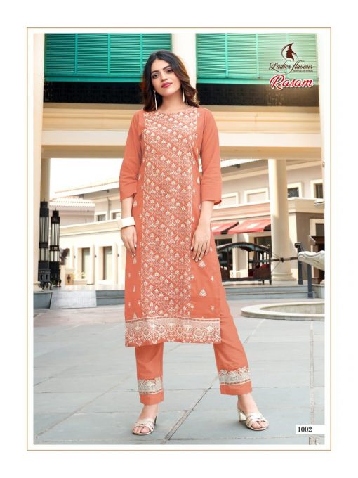 Ladies Flavour Rasam Kurti with Pant Wholesale Catalog 6 Pcs 13 510x680 - Ladies Flavour Rasam Kurti with Pant Wholesale Catalog 6 Pcs