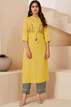 Lt Fabrics Nitya Inaya vol 3 Kurti with Palazzo Wholesale Catalog 8 Pcs