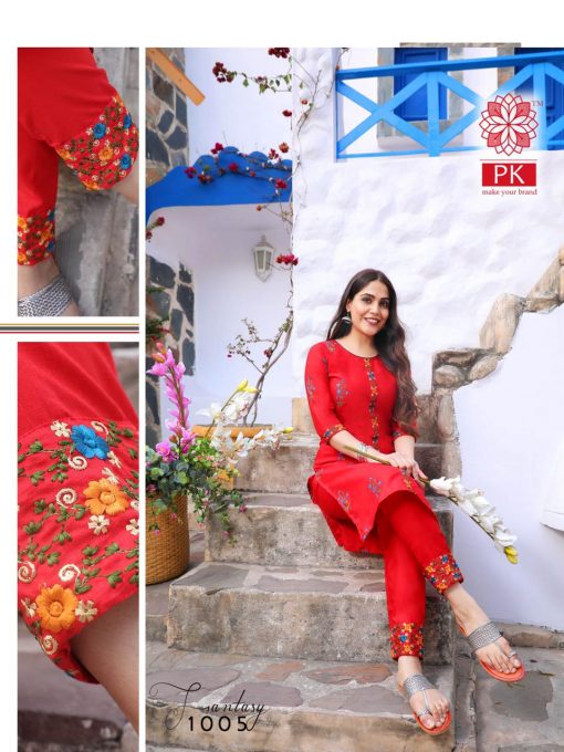 Pk Fashion Fantasy Vol 1 Kurti with Pant Wholesale Catalog 5 Pcs 10 510x680 - Pk Fashion Fantasy Vol 1 Kurti with Pant Wholesale Catalog 5 Pcs