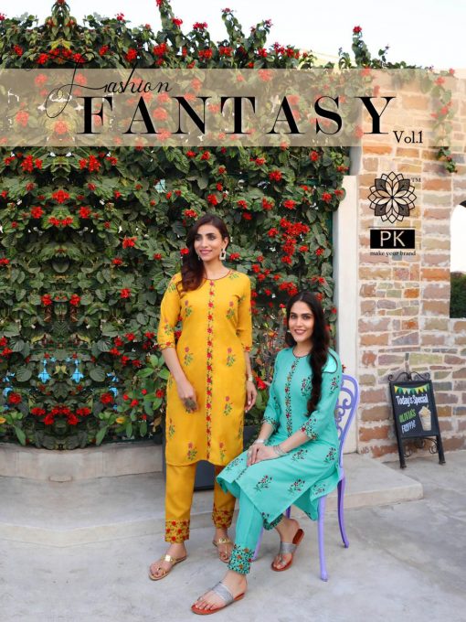 Pk Fashion Fantasy Vol 1 Kurti with Pant Wholesale Catalog 5 Pcs 2 510x680 - Pk Fashion Fantasy Vol 1 Kurti with Pant Wholesale Catalog 5 Pcs