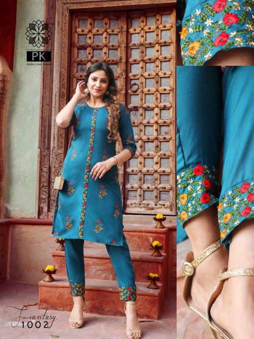 Pk Fashion Fantasy Vol 1 Kurti with Pant Wholesale Catalog 5 Pcs 6 510x680 - Pk Fashion Fantasy Vol 1 Kurti with Pant Wholesale Catalog 5 Pcs