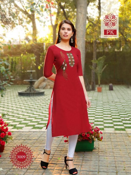 Pk Fashion Rainbow Vol 3 Kurti Wholesale Catalog 21 Pcs 10 510x680 - Pk Fashion Rainbow Vol 3 Kurti Wholesale Catalog 21 Pcs