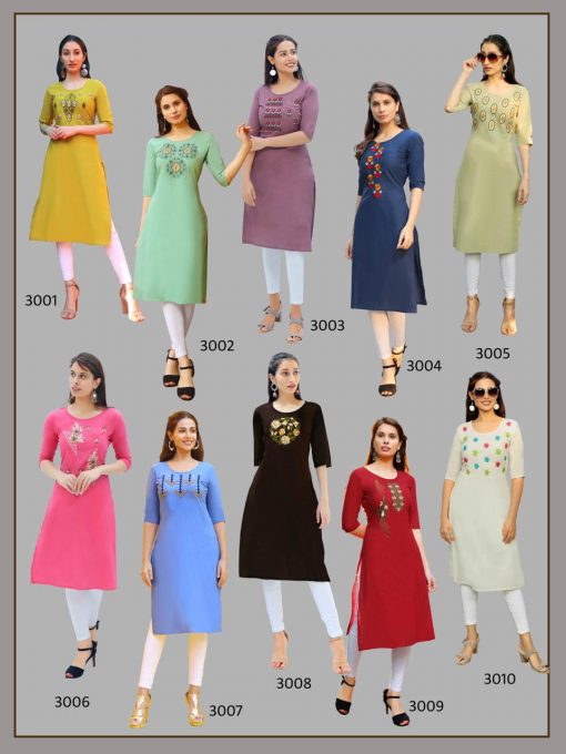 Pk Fashion Rainbow Vol 3 Kurti Wholesale Catalog 21 Pcs 23 510x680 - Pk Fashion Rainbow Vol 3 Kurti Wholesale Catalog 21 Pcs