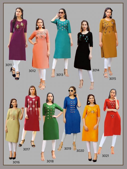 Pk Fashion Rainbow Vol 3 Kurti Wholesale Catalog 21 Pcs 24 510x680 - Pk Fashion Rainbow Vol 3 Kurti Wholesale Catalog 21 Pcs
