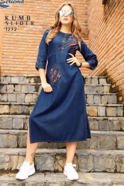 Seriema Kumb Slider Kurti Wholesale Catalog 6 Pcs