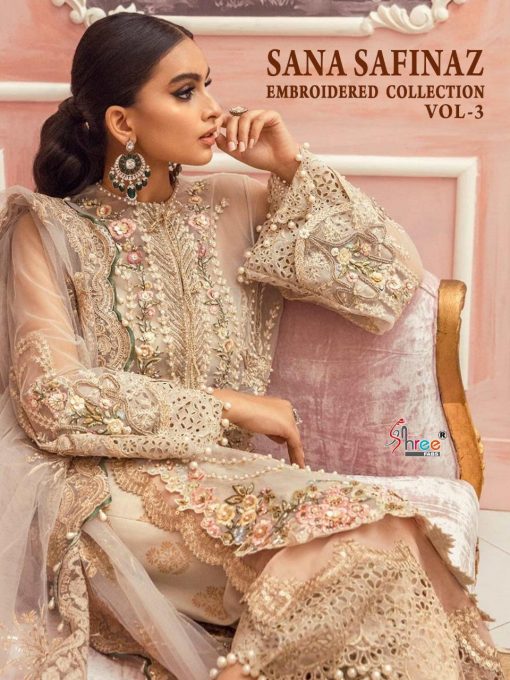 Shree Fabs Sana Safinaz Embroidered Collection Vol 3 Salwar Suit Wholesale Catalog 4 Pcs 1 510x680 - Shree Fabs Sana Safinaz Embroidered Collection Vol 3 Salwar Suit Wholesale Catalog 4 Pcs