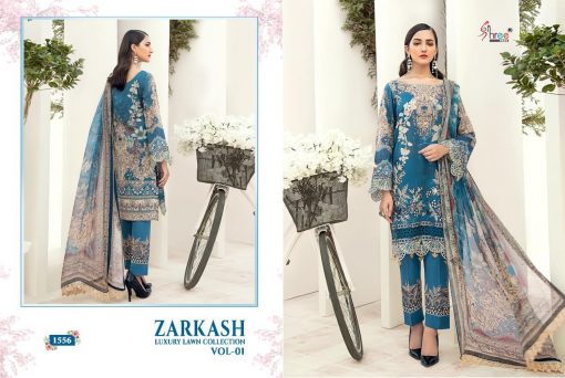 Shree Fabs Zarkash Luxury Lawn Collection Vol 1 Salwar Suit Wholesale Catalog 8 Pcs 11 510x342 - Shree Fabs Zarkash Luxury Lawn Collection Vol 1 Salwar Suit Wholesale Catalog 8 Pcs