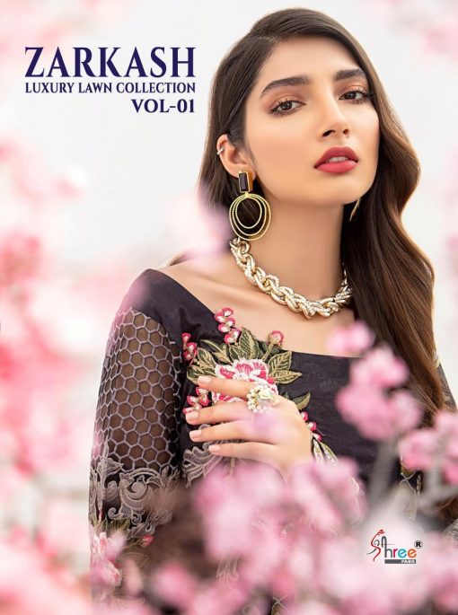 Shree Fabs Zarkash Luxury Lawn Collection Vol 1 Salwar Suit Wholesale Catalog 8 Pcs 2 510x685 - Shree Fabs Zarkash Luxury Lawn Collection Vol 1 Salwar Suit Wholesale Catalog 8 Pcs