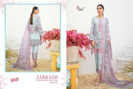 Shree Fabs Zarkash Luxury Lawn Collection Vol 1 Salwar Suit Wholesale Catalog 8 Pcs 5 510x342 - Shree Fabs Zarkash Luxury Lawn Collection Vol 1 Salwar Suit Wholesale Catalog 8 Pcs