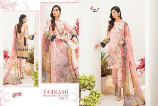 Shree Fabs Zarkash Luxury Lawn Collection Vol 1 Salwar Suit Wholesale Catalog 8 Pcs 8 510x342 - Shree Fabs Zarkash Luxury Lawn Collection Vol 1 Salwar Suit Wholesale Catalog 8 Pcs