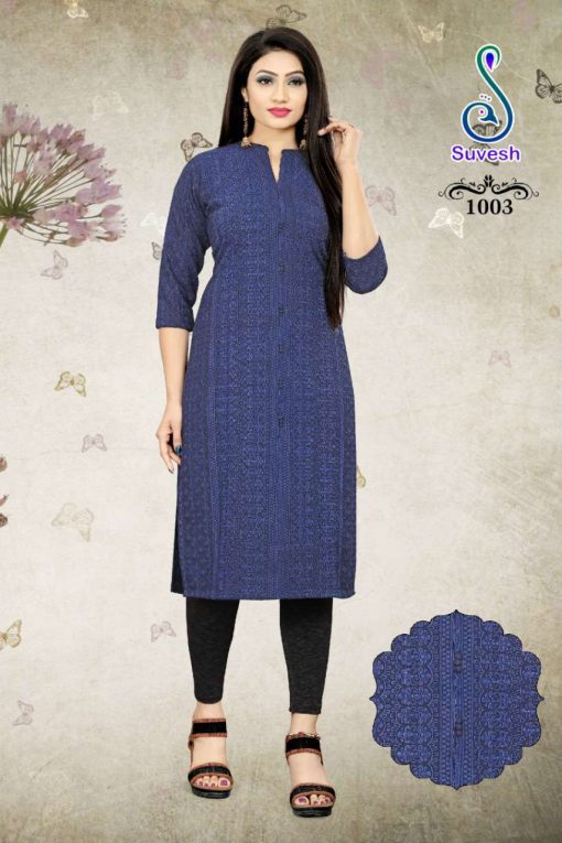 Suvesh Lakhnavi Vol 5 Chikan Work Kurti Wholesale Catalog 6 Pcs 3 510x765 - Suvesh Lakhnavi Vol 5 Chikan Work Kurti Wholesale Catalog 6 Pcs