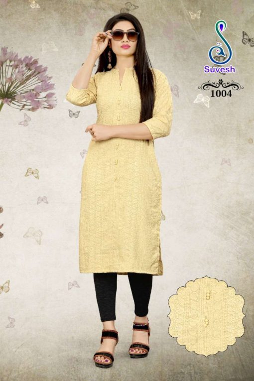 Suvesh Lakhnavi Vol 5 Chikan Work Kurti Wholesale Catalog 6 Pcs 5 510x765 - Suvesh Lakhnavi Vol 5 Chikan Work Kurti Wholesale Catalog 6 Pcs