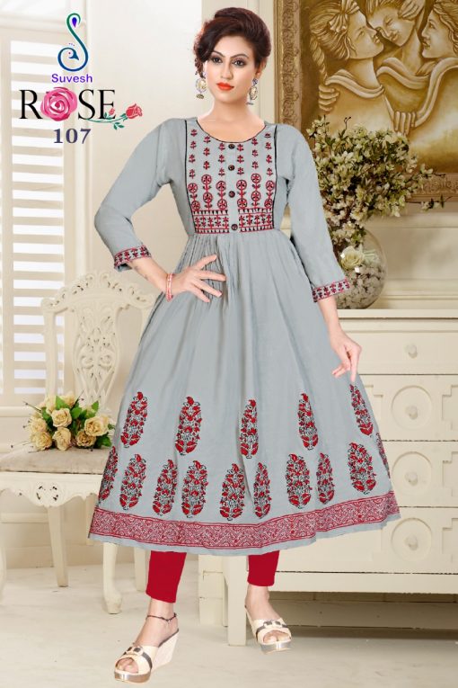 Suvesh Rose Vol 3 Kurti Wholesale Catalog 8 Pcs 2 510x765 - Suvesh Rose Vol 3 Kurti Wholesale Catalog 8 Pcs