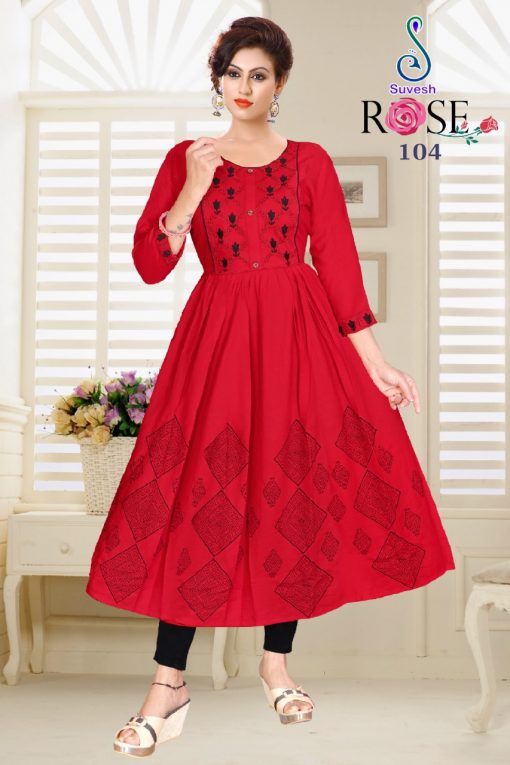 Suvesh Rose Vol 3 Kurti Wholesale Catalog 8 Pcs 5 510x765 - Suvesh Rose Vol 3 Kurti Wholesale Catalog 8 Pcs