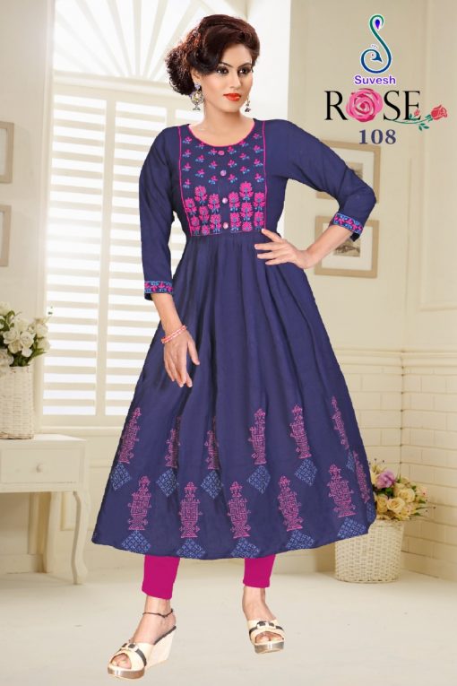 Suvesh Rose Vol 3 Kurti Wholesale Catalog 8 Pcs 7 510x765 - Suvesh Rose Vol 3 Kurti Wholesale Catalog 8 Pcs