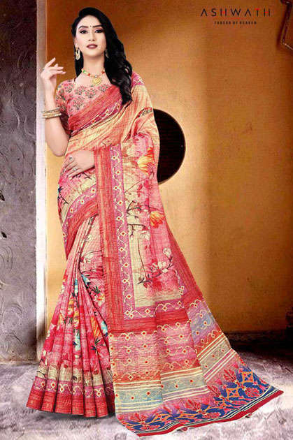 Ashwath Trendz Digital by Amardeep Saree Sari Wholesale Catalog 6 Pcs