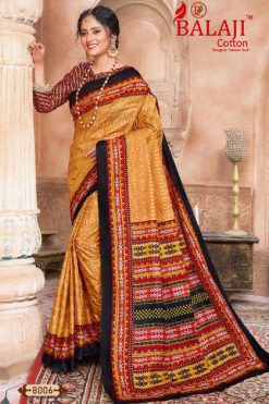 Balaji Cotton Leelavathi Vol 8 B Saree Sari Wholesale Catalog 15 Pcs