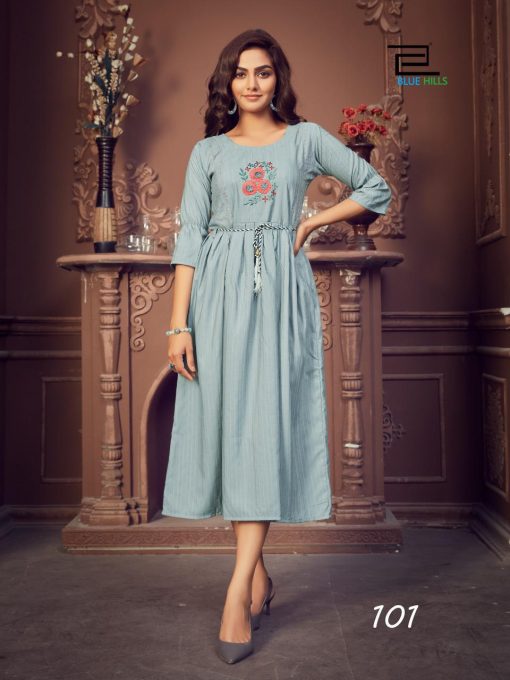 Blue Hills Lotus Kurti Wholesale Catalog 8 Pcs 2 510x680 - Blue Hills Lotus Kurti Wholesale Catalog 8 Pcs