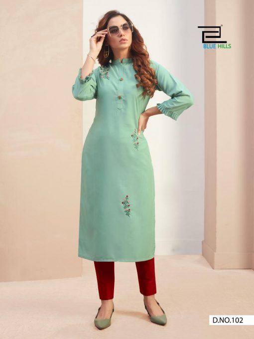 Blue Hills Mahek Kurti Wholesale Catalog 6 Pcs 2 510x680 - Blue Hills Mahek Kurti Wholesale Catalog 6 Pcs