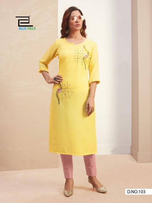 Blue Hills Mahek Kurti Wholesale Catalog 6 Pcs 8 510x680 - Blue Hills Mahek Kurti Wholesale Catalog 6 Pcs