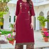 Blue Hills Party Women Kurti with Palazzo Wholesale Catalog 8 Pcs